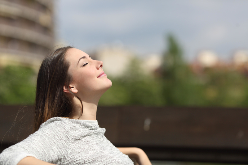 Deep Belly Breathing | Alamy Stock Photo