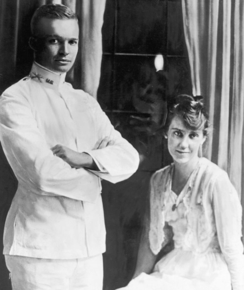 Mamie Doud and Dwight Eisenhower | Getty Images Photo by Hulton Archive