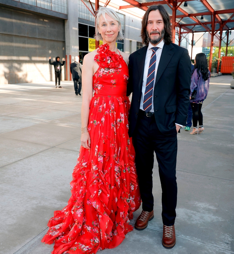 Keanu Reeves & Alexandra Grant | Getty Images Photo by Stefanie Keenan