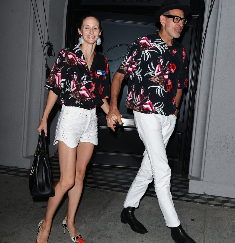 Jeff Goldblum & Emilie Livingston | Getty Images Photo by PG/Bauer-Griffin/GC Images