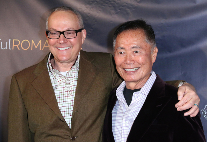 Brad Altman & George Takei | Alamy Stock Photo by WENN Rights Ltd 