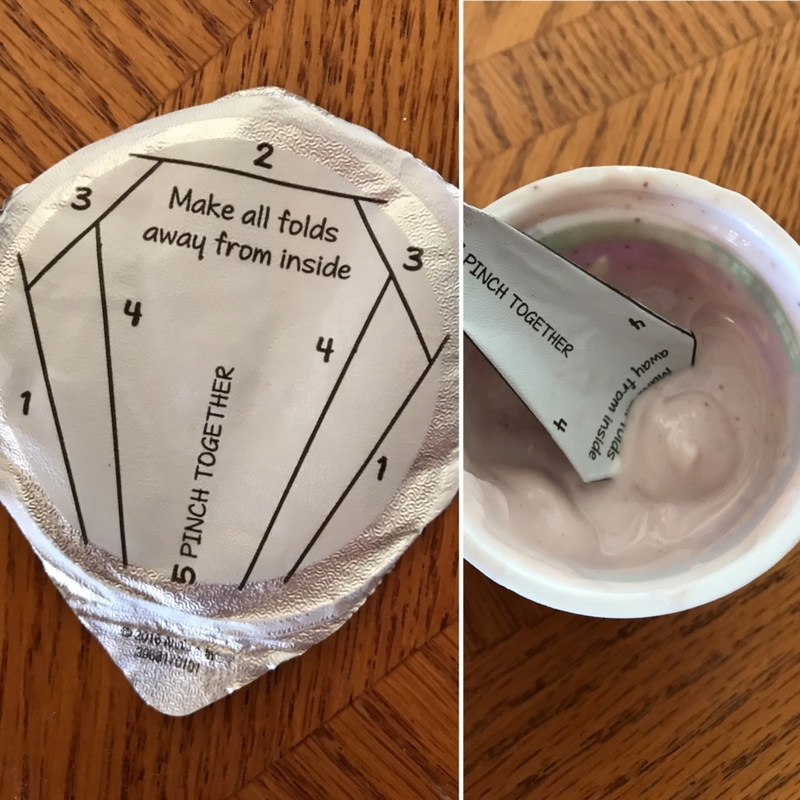 Yogurt Lid to Spoon | Imgur.com/5oEPQkm