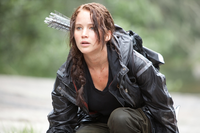 Jennifer Lawrence: Leather Jacket/Boots From “Hunger Games” | MovieStillsDB