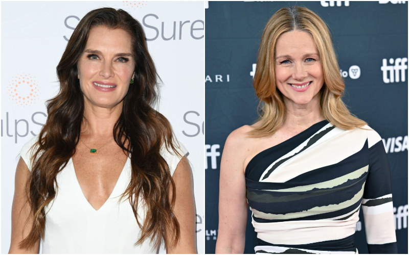 Brooke Shields & Laura Linney | Getty Images Photo by Jon Kopaloff & Alamy Stock Photo by Chris Chew/UPI