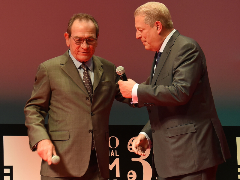 Tommy Lee Jones & Al Gore | Getty Images Photo by Jun Sato/WireImage