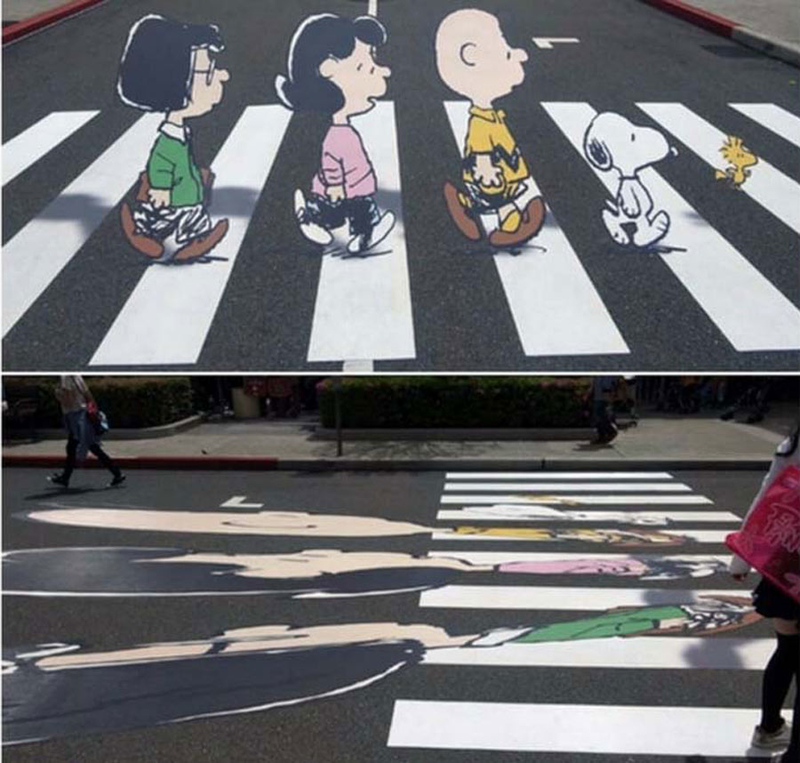 Peanuts Road | Reddit.com/ramblerandgambler