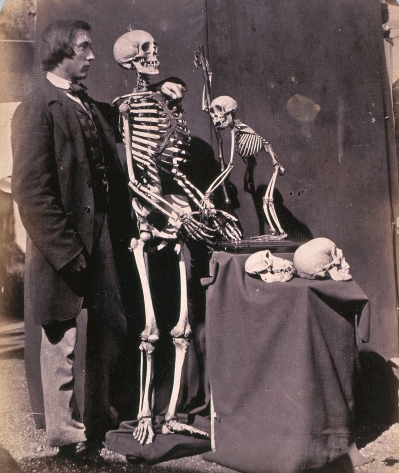 A Physician with His Friend | Getty Images Photo by Science & Society Picture Library