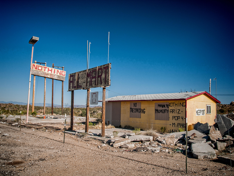 Nothing, Arizona | Alamy Stock Photo by Bob Broglia 