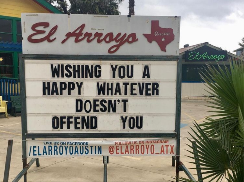 Happy Holidays | Instagram/@elarroyo_atx