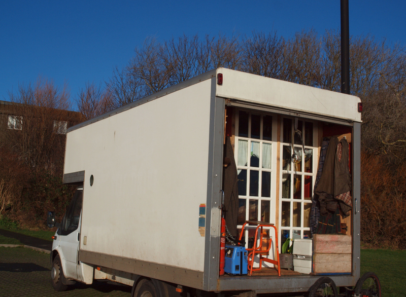 Living in a Truck | Alamy Stock Photo