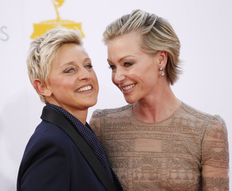 Portia De Rossi & Ellen DeGeneres | Alamy Stock Photo by UPI/Danny Moloshok