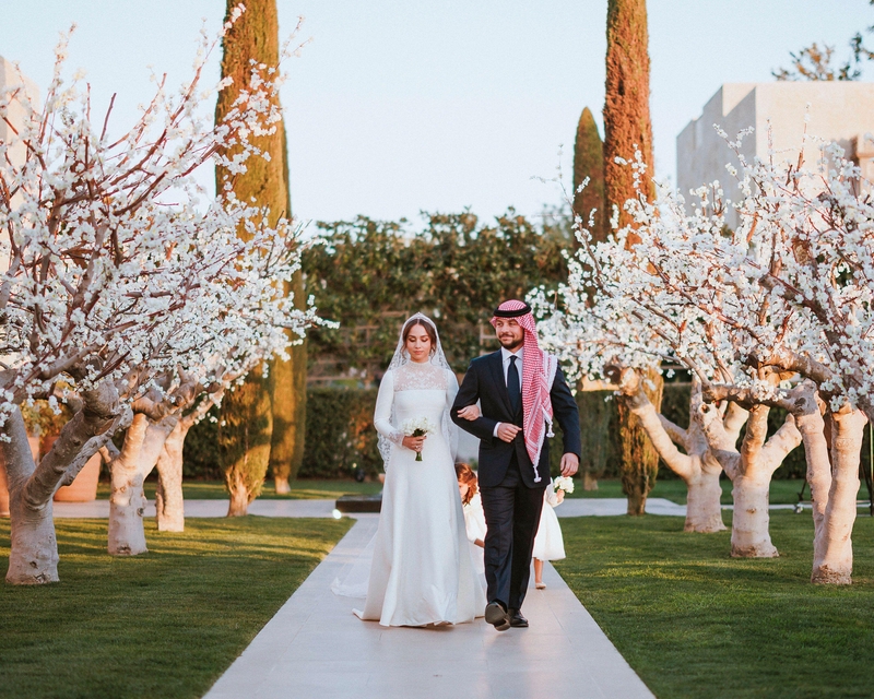 The Princess of Jordan Gets the Royal Treatment | Alamy Stock Photo by Royal Hashemite Court/Albert Nieboer/Netherlands OUT/Point de Vue OUT/dpa/Alamy Live News