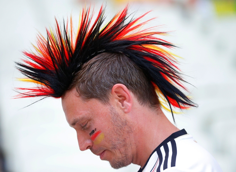 Sonic the German Football Fan Hedgehog | Alamy Stock Photo