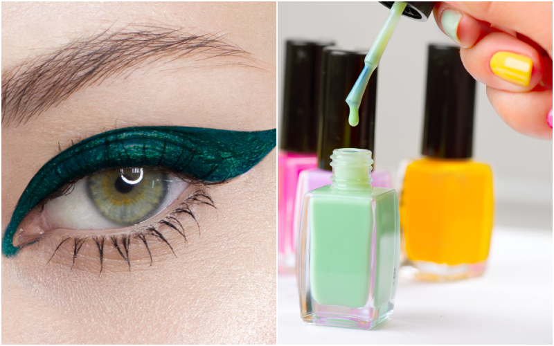 Nail Polish Instead of Eyeliner | Shtennikova Evgenia & Subbotina Anna/Shutterstock